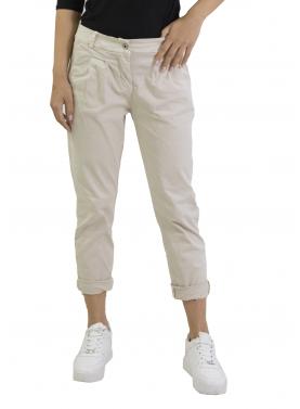 Chino con pence in cotone